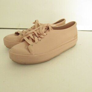 Melissa Jelly Sneakers 7 EU 38 Pink Lace Up Low
